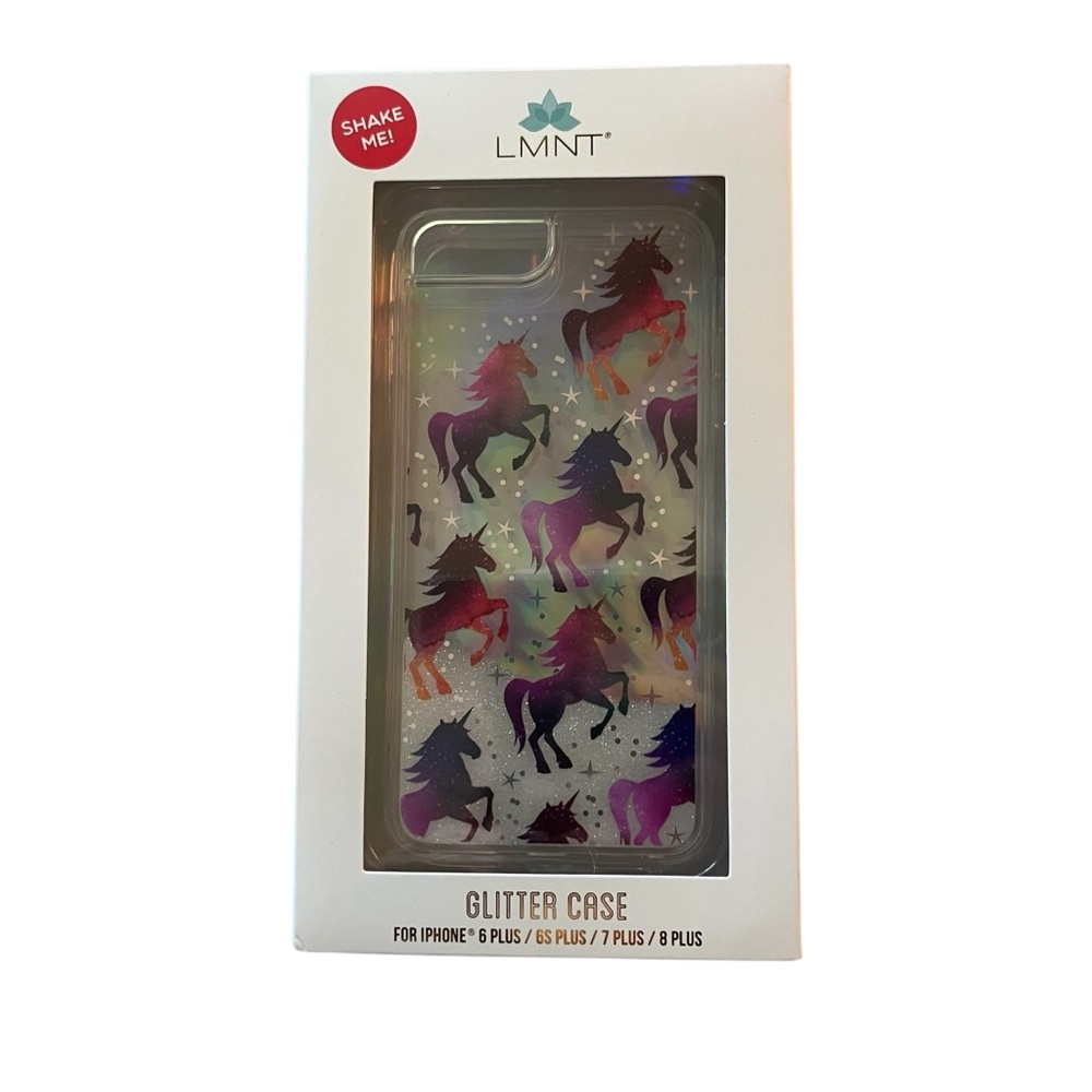 LMNT Glitter Unicorn Phone Case - Multicolor
